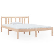 Letto matrimoniale | Letto per adulti | Giroletto in Legno Massello 135x190 cm Double