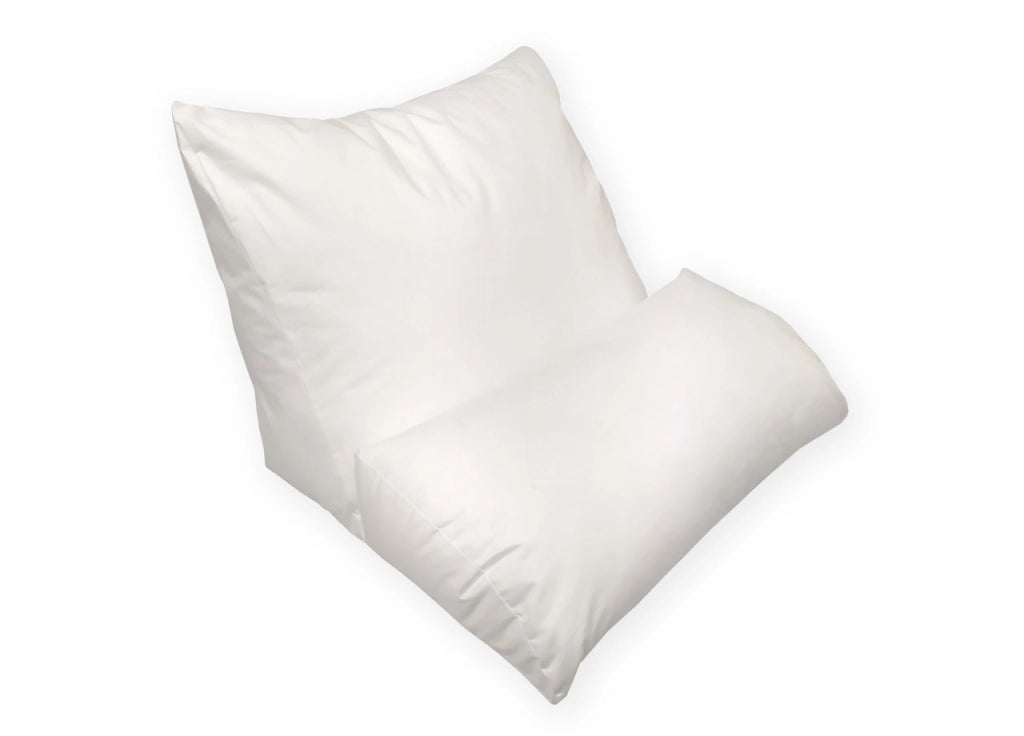 Cuscino Ergonomico Posturale Decapillow 10 Usi 1 Cuscino Multi Posizione Sostegno Gambe Spalle - Cuscino Con Federa - Bianco