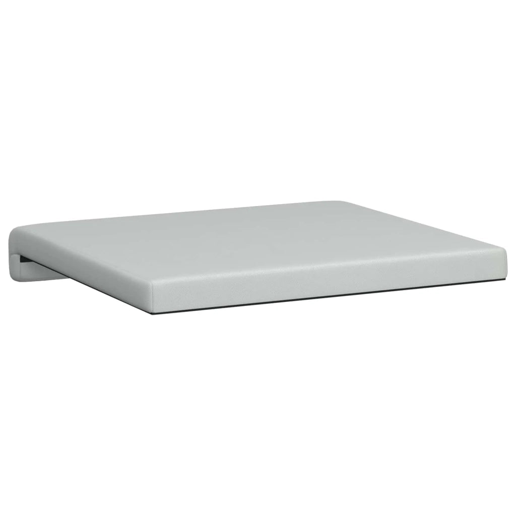 Cuscino per panchina 4 pcs Velvet testurizzato Grigio Chiaro 42043159