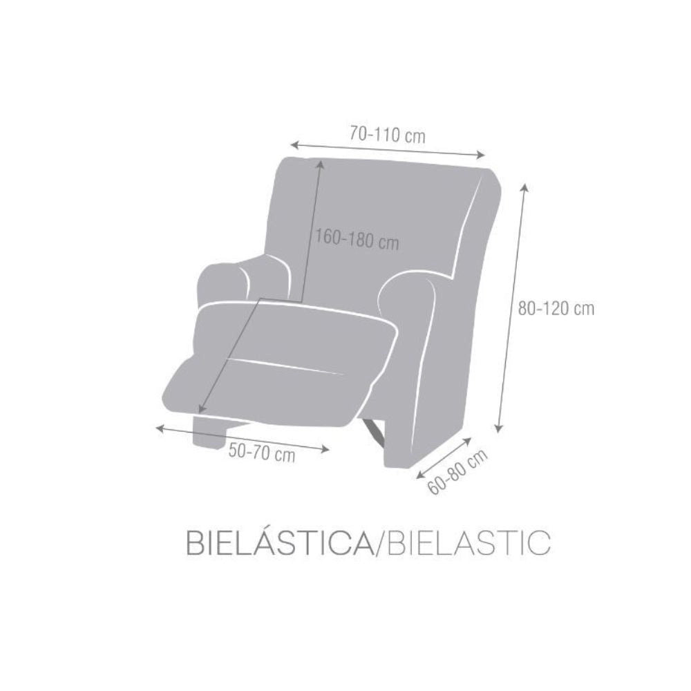 Copripoltrona recliner grigio Jaz 70-110