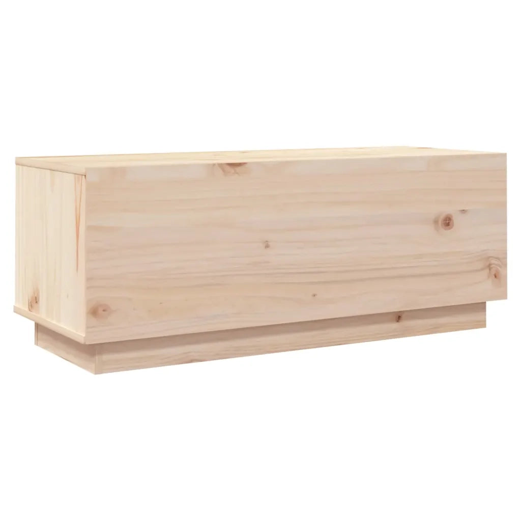 Mobile Porta TV 90x35x35 cm in Legno Massello di Pino 813829