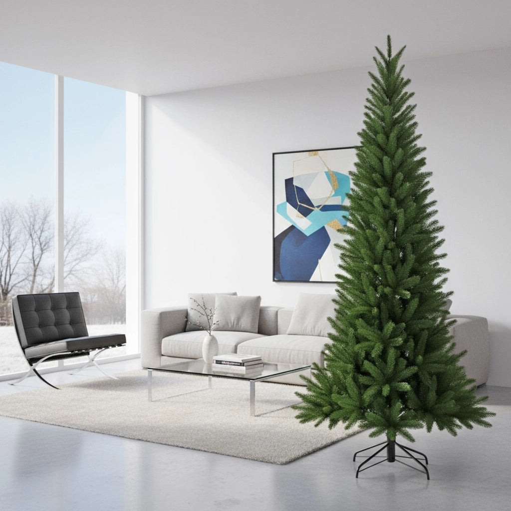 Sanoma - Albero di Natale Tradizionale in PE e PVC Ø134x270H cm, 1828 Punte