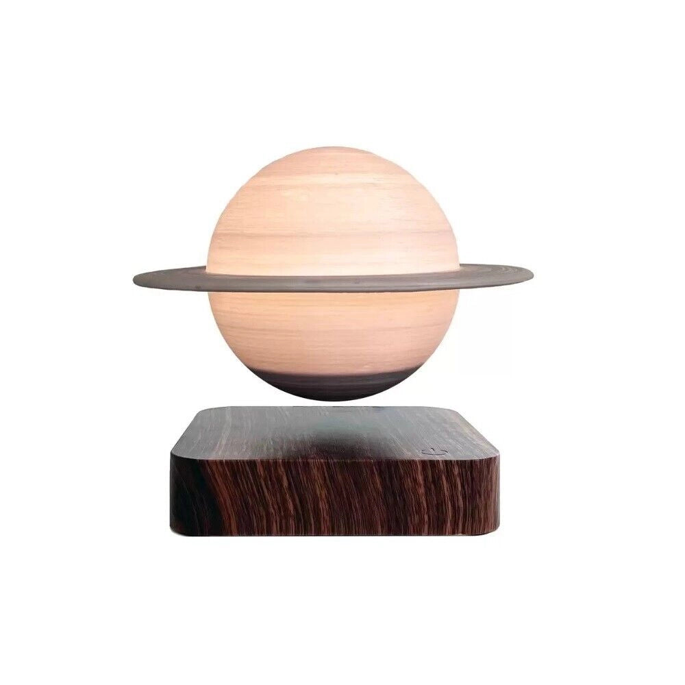 Lampada da tavolo a LED Saturno levitante magnetica gravità cambia 3 colori luce idea regalo