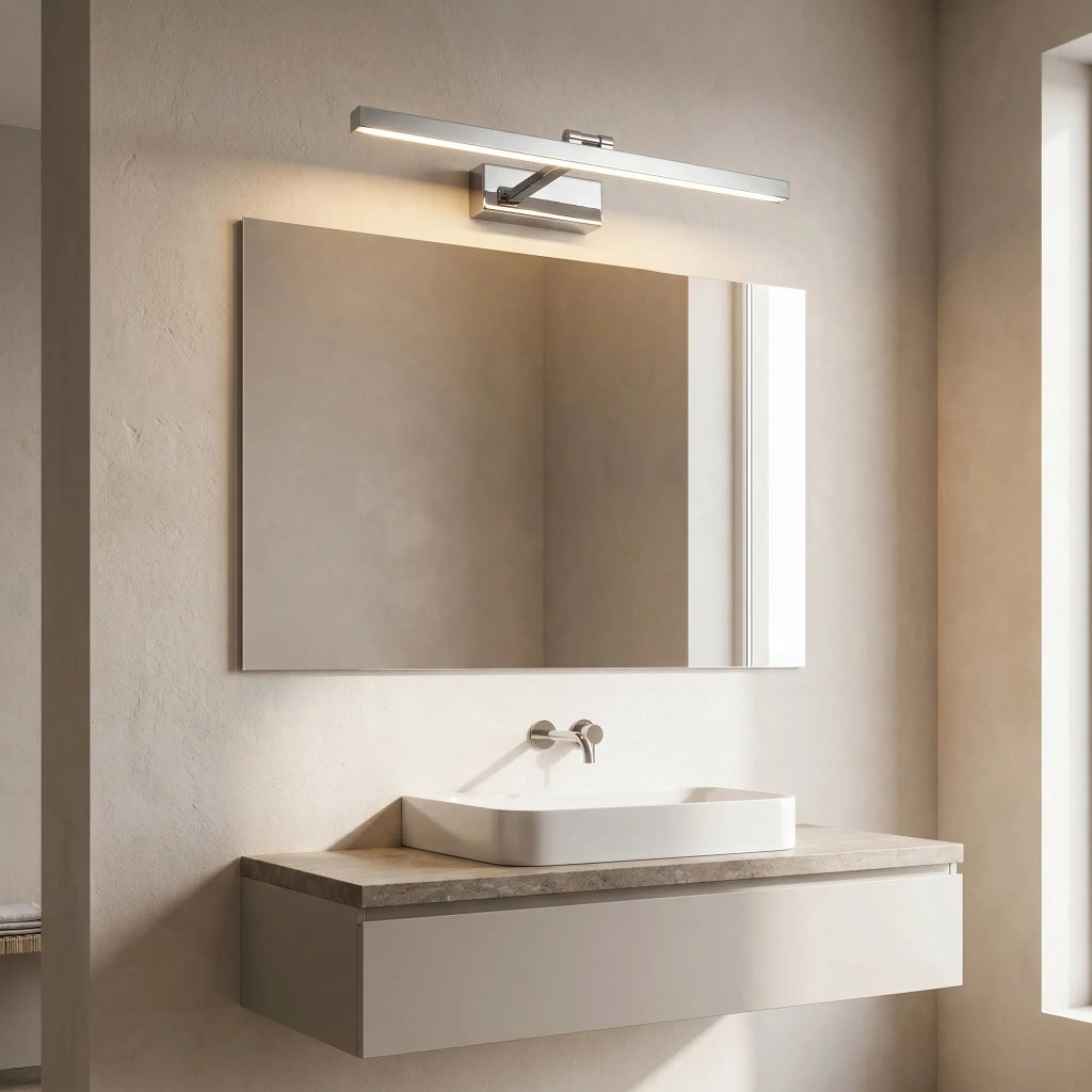 Applique Da Bagno Led APP1858-1W 60 Cm Chrome