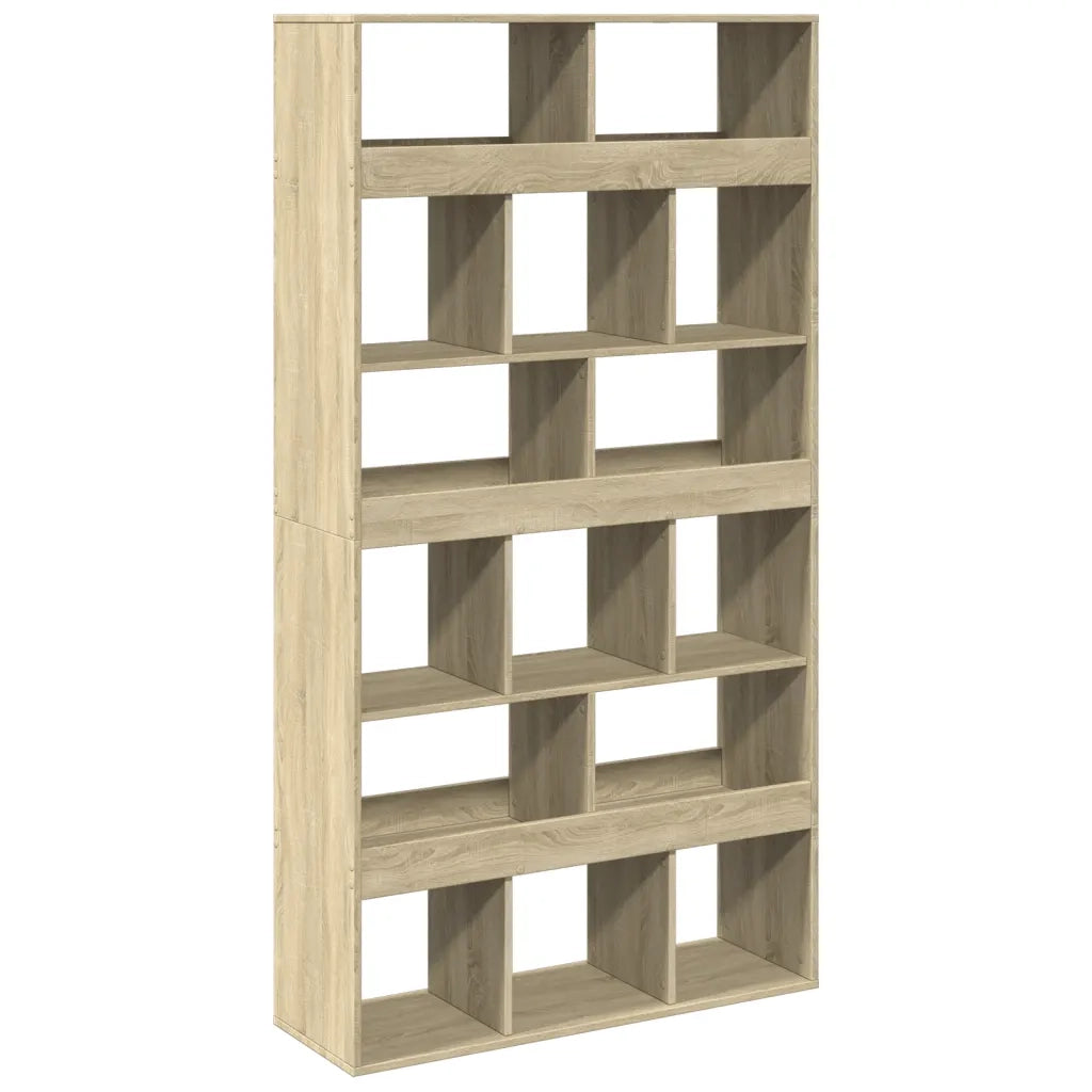 Libreria-Scaffale per Libri-Mobile di Stoccaggio Rovere Sonoma 100x33x187,5 cm in Truciolato 973343