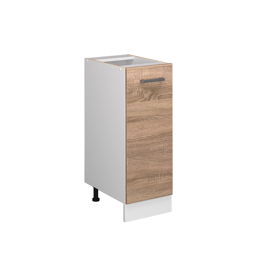 Armadio cucina dispensa alto R-Line Sonoma/Bianco 30 cm senza piano di lavoro Vicco