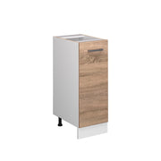 Armadio cucina dispensa alto R-Line Sonoma/Bianco 30 cm senza piano di lavoro Vicco