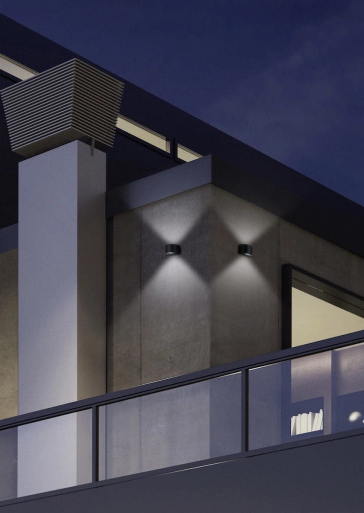 Applique esterna ROSARIO nera LED 2W 3000K IP44 RL