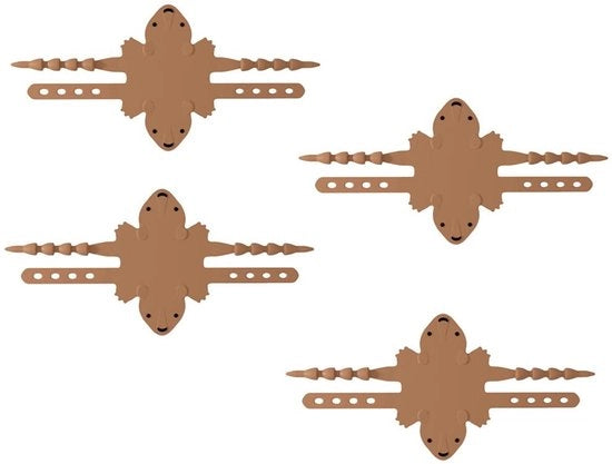 Silenciatori per porte - 4 pezzi - Progettazione creativa - Cuscini in silicone - Sonno tranquillo - Ideali per l'uso domestico