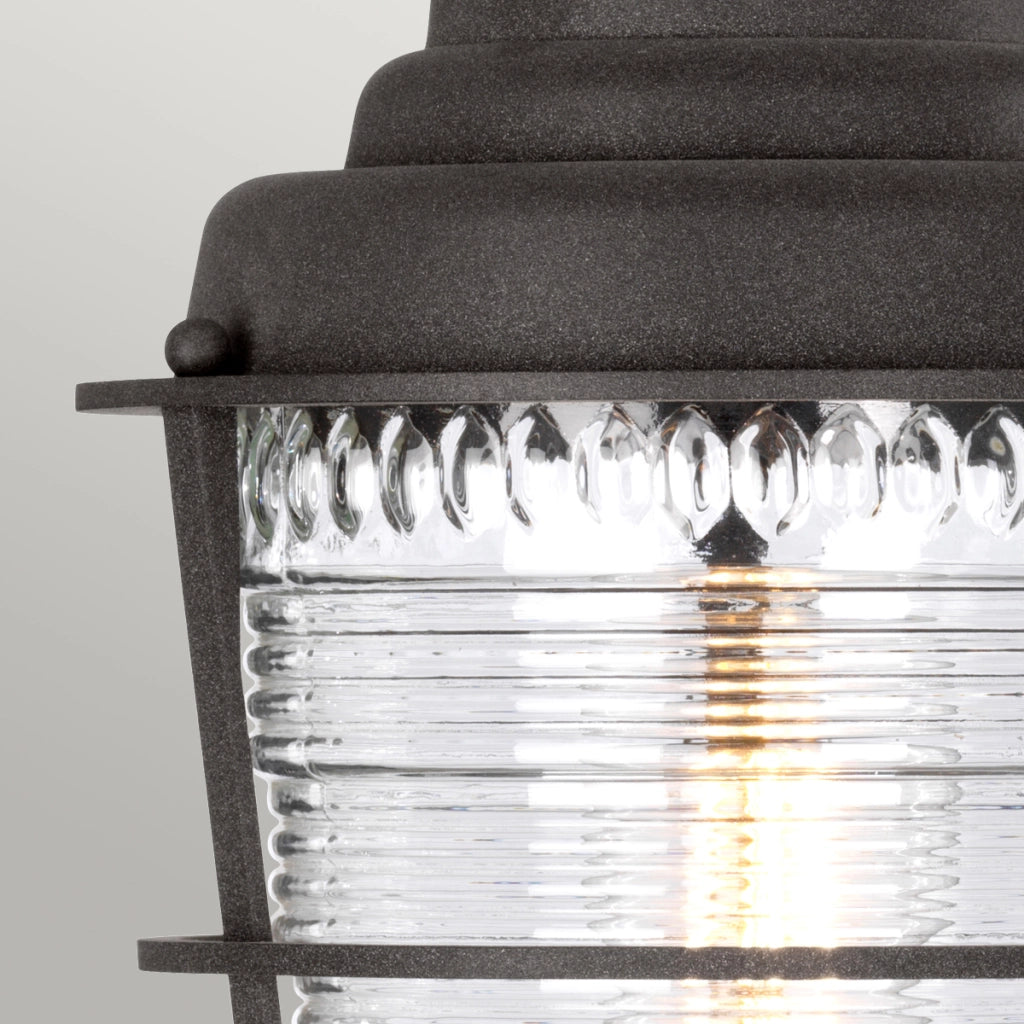 Lampada esterno su basamento zinco anticato E27 60W Quintiesse