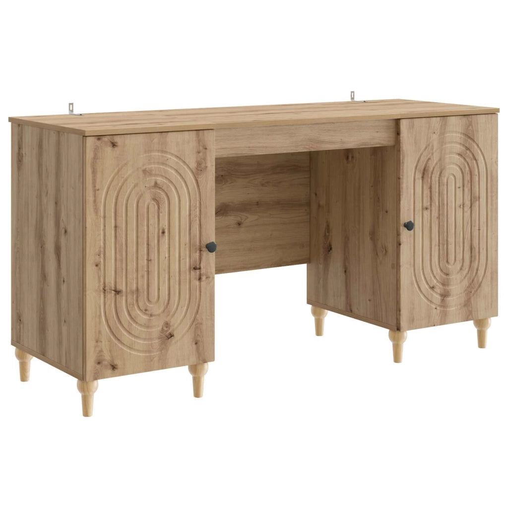 Scrivania con lo scaffale Rovere Artigianale 142,5 x 50 x 75 cm 3414584