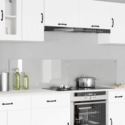 Rivestimento da Cucina 2 pz-Set di 2 Paraschizzi per Cucina Trasparente 90 x 40 cm 843496