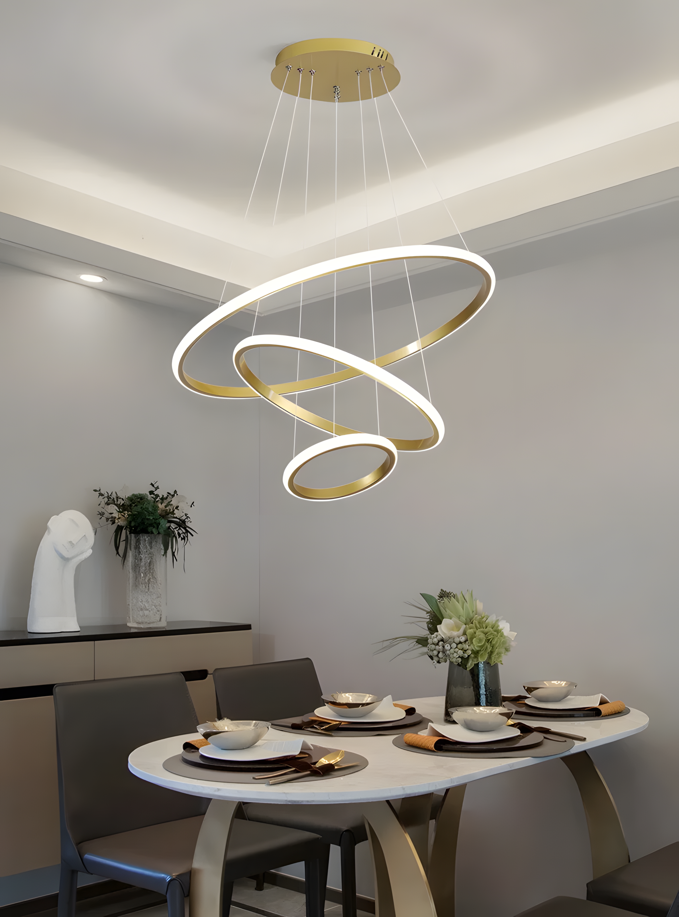 Lampa Wisząca Lhj010-cp4 Brush Gold