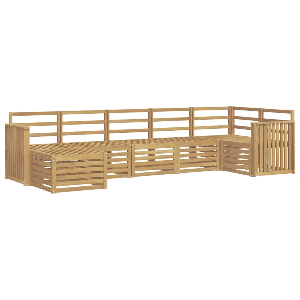 Set di divani da esterno 7 pcs Bianco 3392189