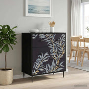 Cassettiera DOKKUM Stampa blu di felce 66 x 36,5 x 76 cm 8007377