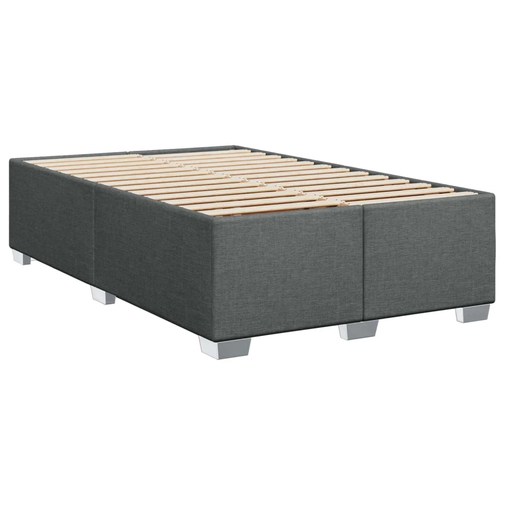 Letto box spring con materasso Grigio Scuro 120 x 200 cm 3453382
