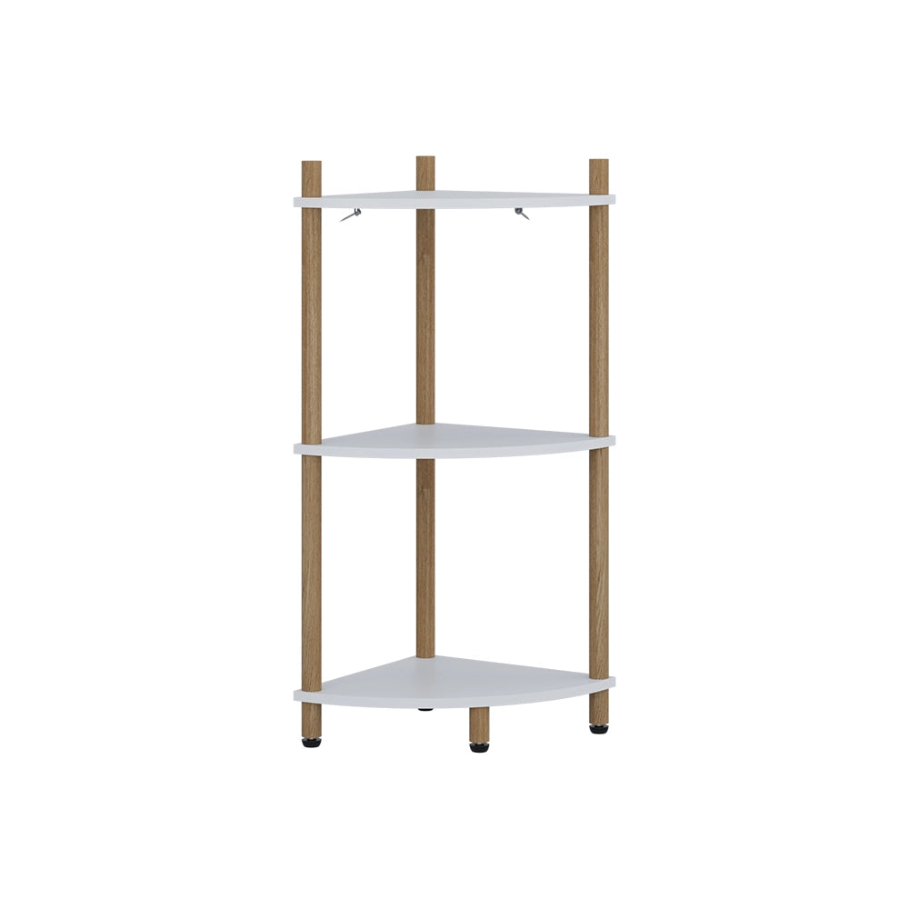 Vicco Libreria Bianco/pino 29 x 72 cm con 3 vani portaoggetti