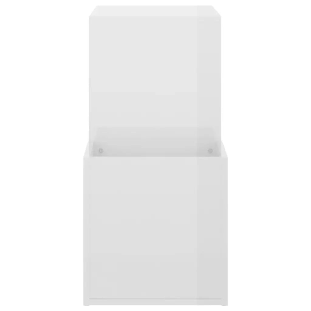 Scarpiera da Ingresso Bianco Lucido 105x35,5x70cm in Truciolato cod mxl 41162