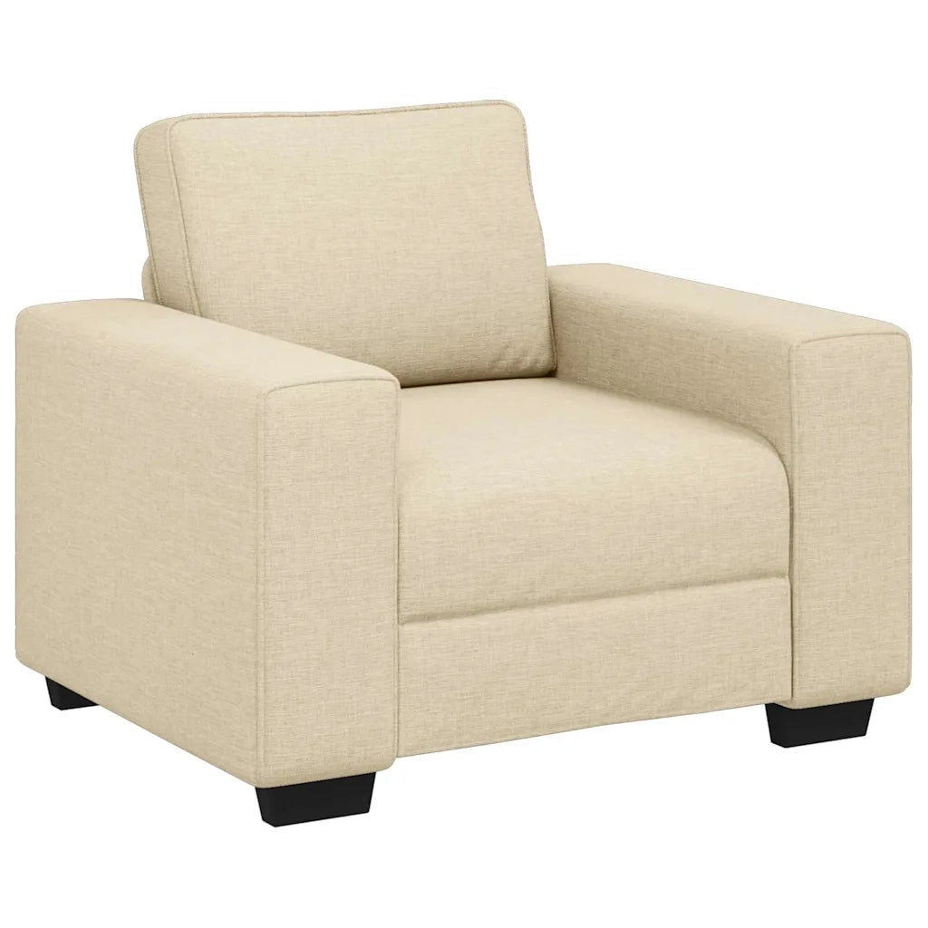 Poltrona-Poltroncina-Divano Sedia Crema 100x77x82 cm in Tessuto