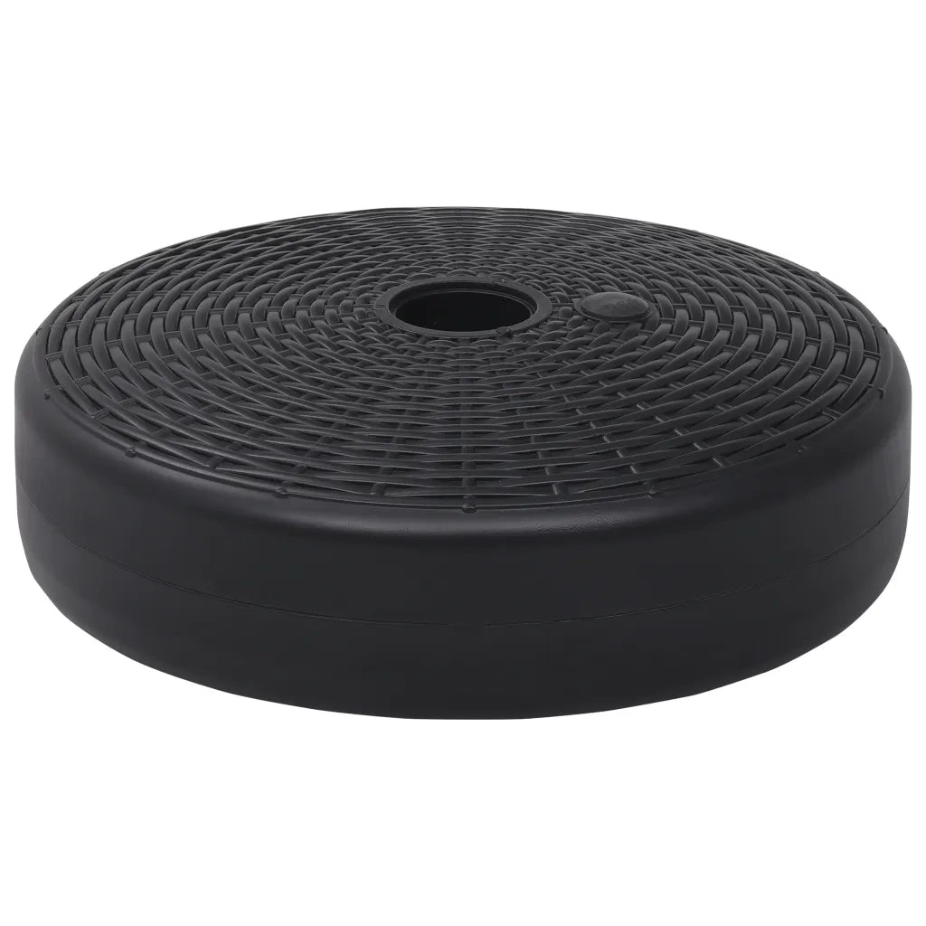 Base per Ombrellone Riempibile con Sabbia/Acqua 24L Nera CFW1263462