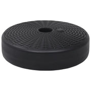 Base per Ombrellone Riempibile con Sabbia/Acqua 24L Nera CFW1263462
