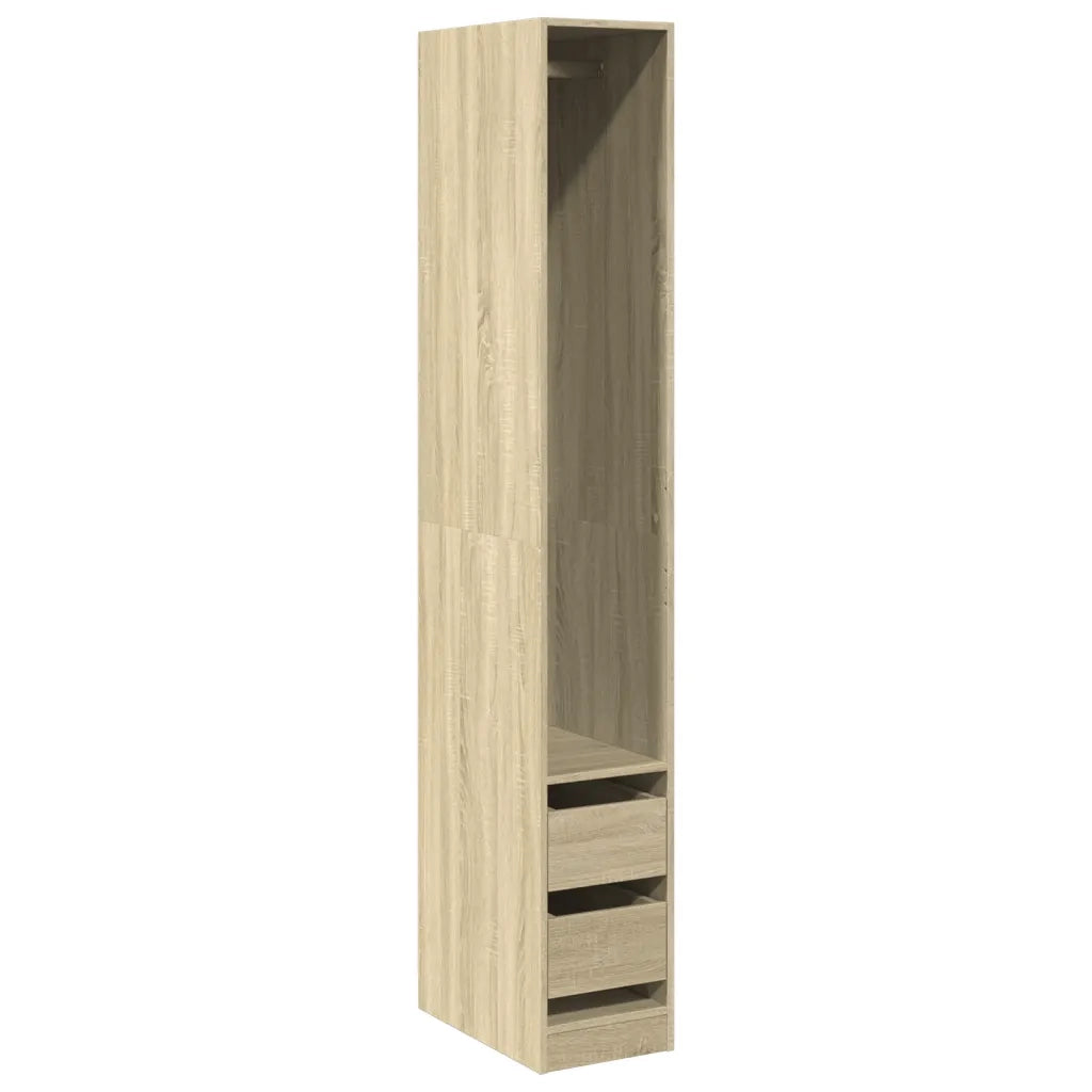 Armadio Rovere Sonoma 30x50x200 cm in Legno Multistrato CFW3903274