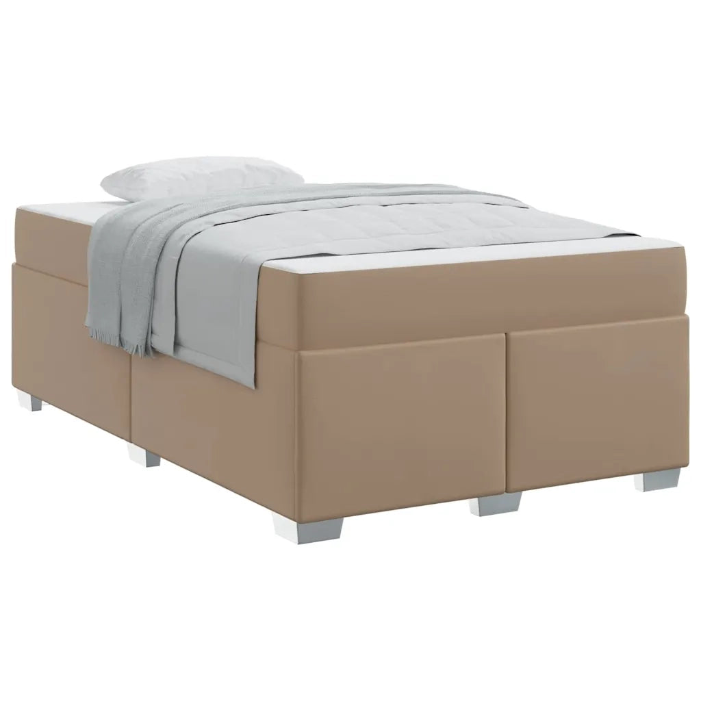vidaXL Struttura del letto Cappuccino 120 x 200 cm Pelle sintetica