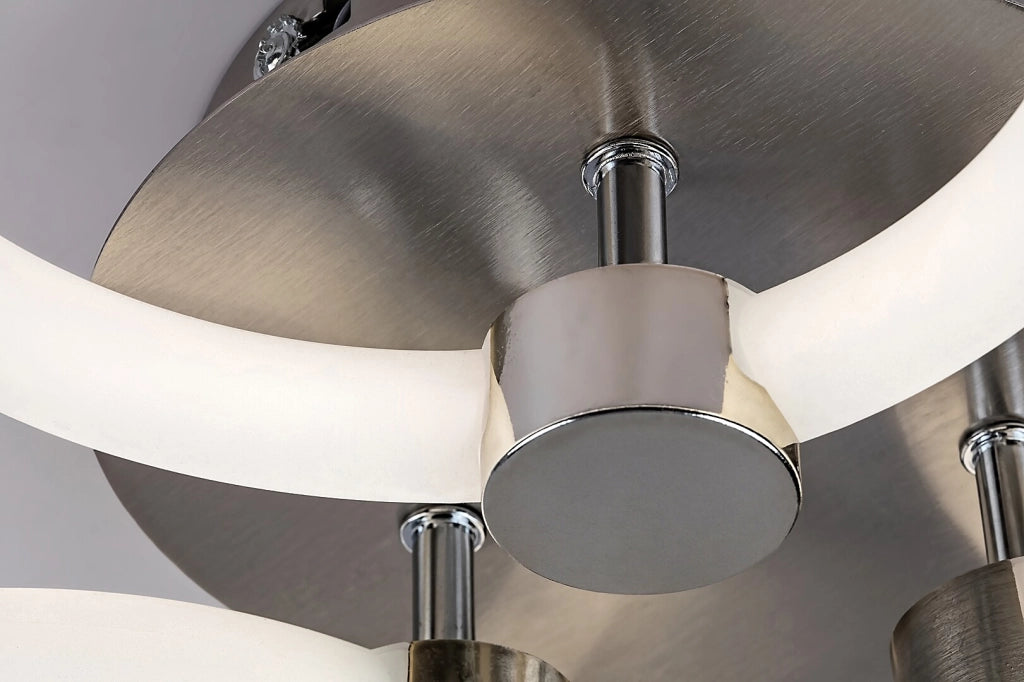 Plafoniera Rabalux Sotiris LED 21W dimmer cromata 41cm