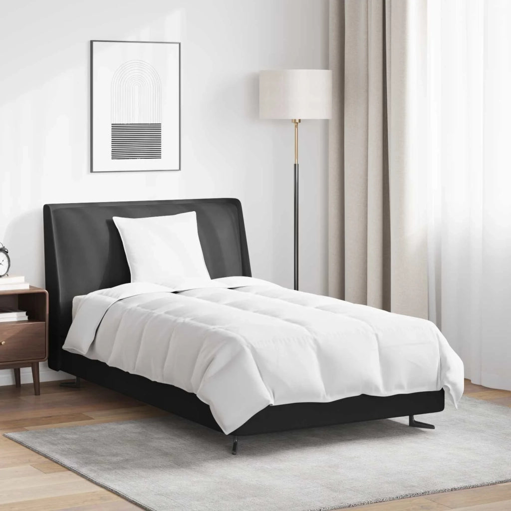Duvet Estivo con cuscino 2 pz Bianco Piuma d'anatra 3376245