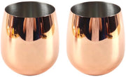 Set di bicchieri da vino - Colore coperchio lussuoso - Acciaio inossidabile 304 - Senza manico - 560 ml - Resistenti alle cadute e portabili - Bicchieri da drink