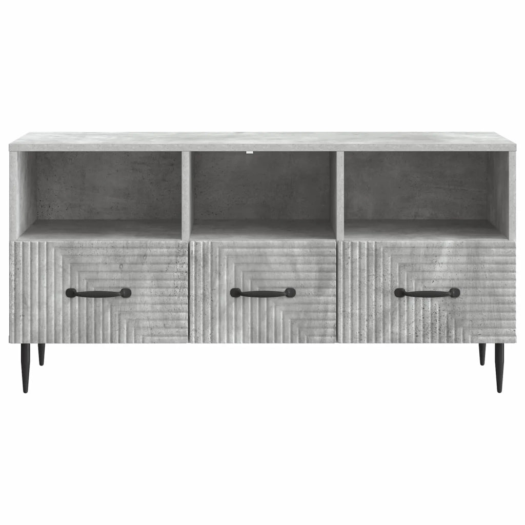 Mobile TV con cassetto Grigio Cemento 102 x 34,5 x 50 cm 894908