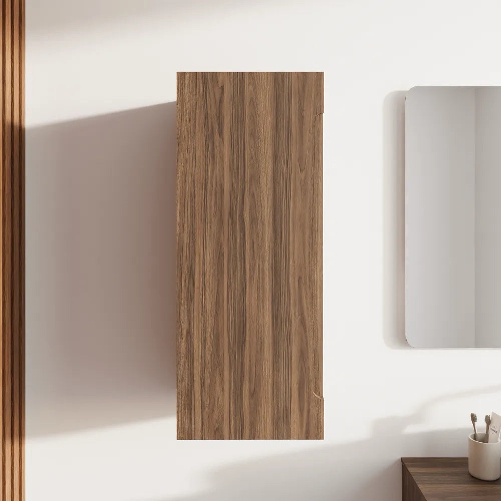 Colonna bagno sospesa 75cm rovere scuro | Bako