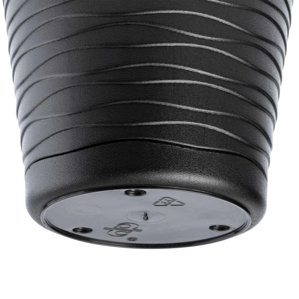 Vaso da fiori KADAX da 11 cm, con coperchio in plastica e supporto.