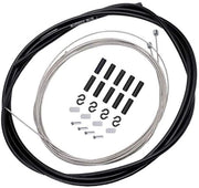 Set di Cavi di Accoppiamento di Alta Qualità - Cavi di Accoppiamento per Bicicletta - Acciaio Inossidabile - Cassetta in PVC - Lunghezza 2m - Incluso O-Ring - Kit di Interruttori