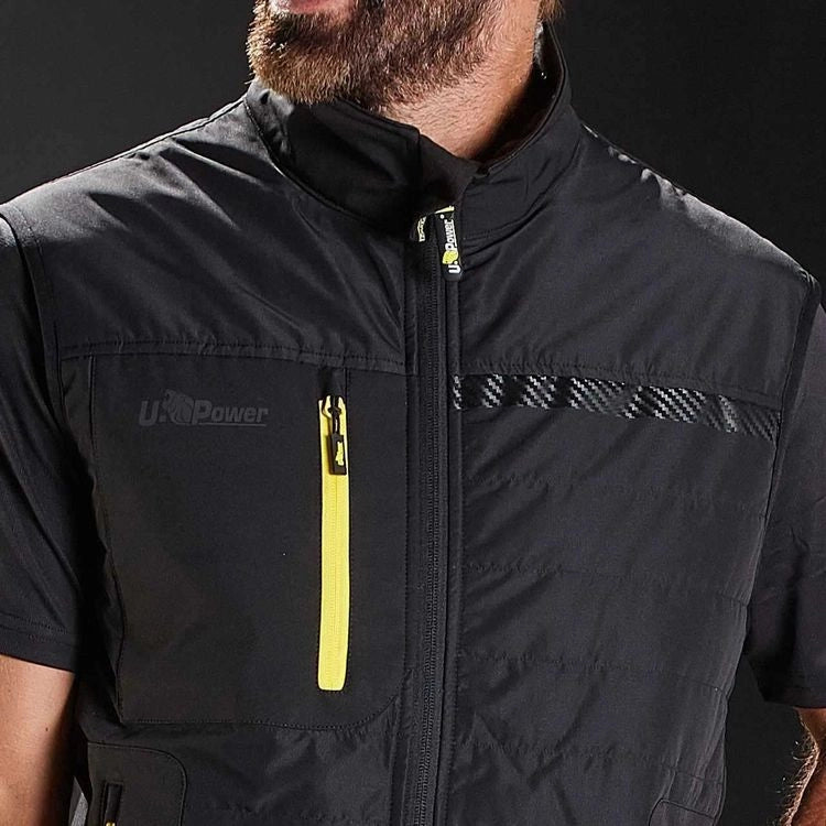 Gilet Upower Wall Taglia l Black Carbon