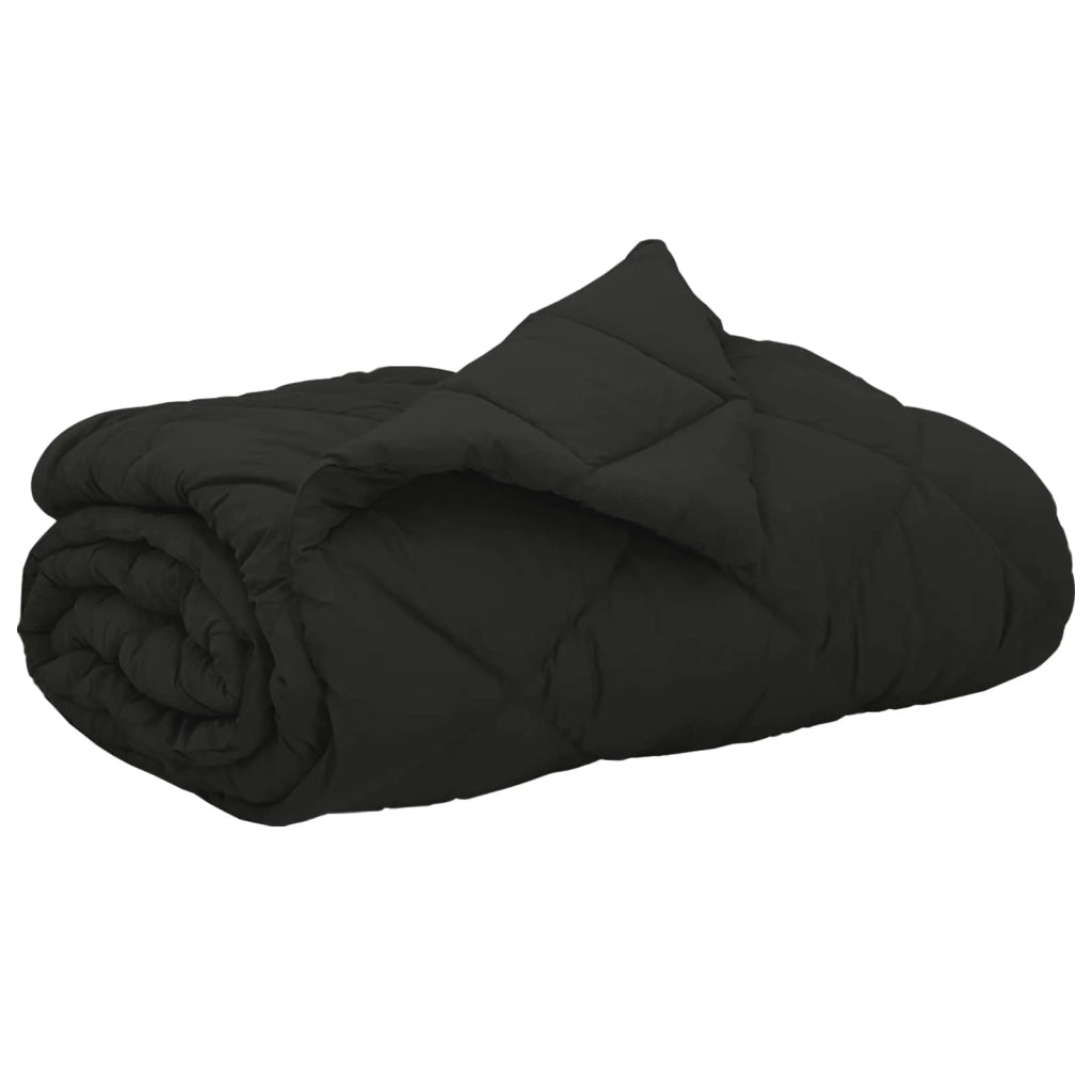 Duvet Estivo Nero 220 x 260 cm Microfibra