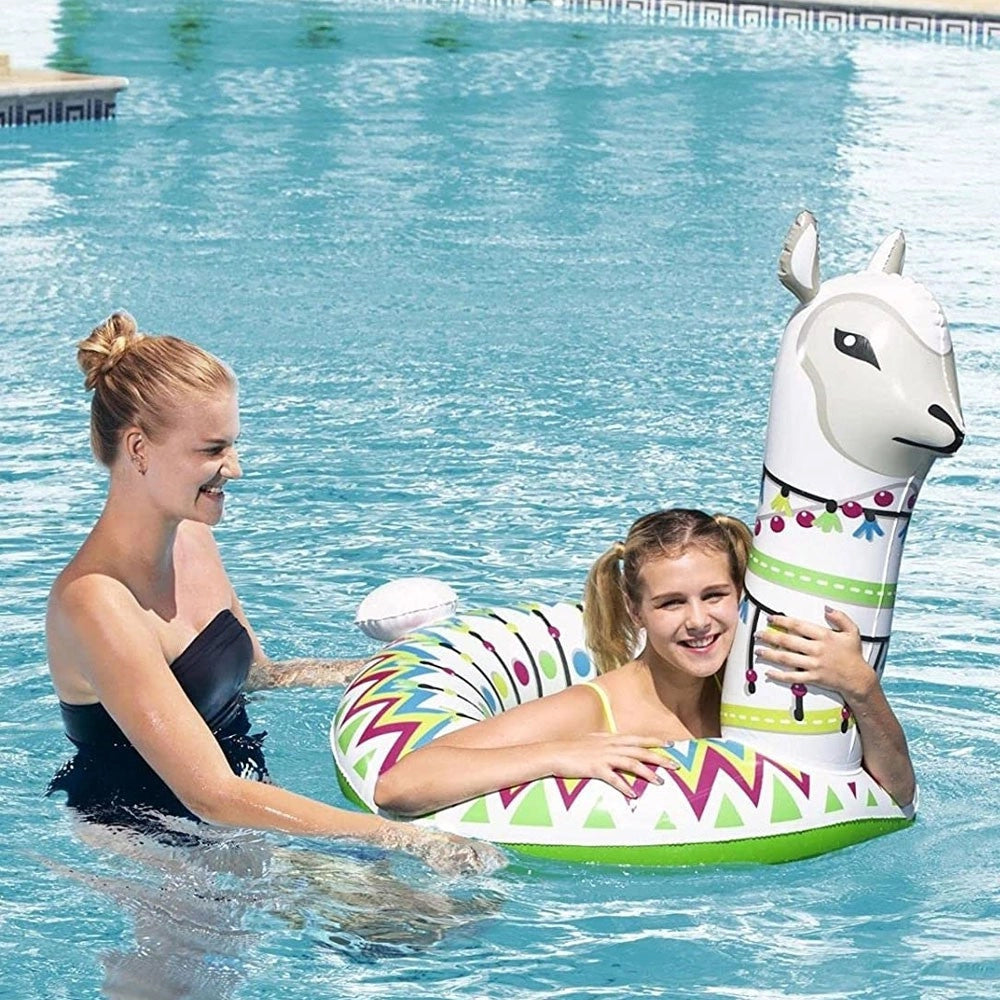 Trade Shop - Bestway Ciambella Salvagente Fashion Alpaca Beach Gonfiabile Mare Piscina Novità -