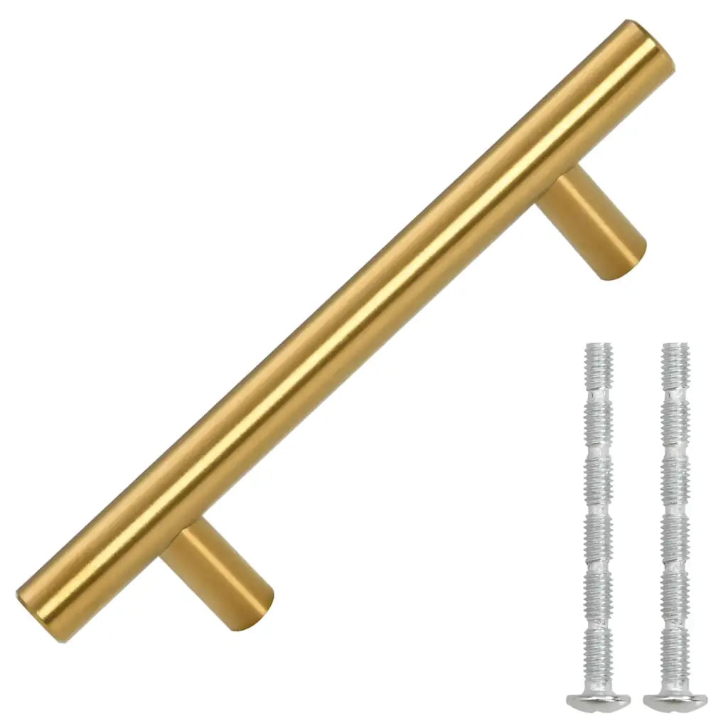 Maniglie per Mobili 10 pz Oro 64mm in Acciaio Inox CFW8651830