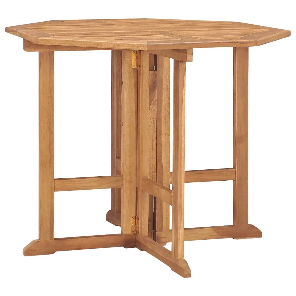 Set da pranzo pieghevole da esterno da 5 pezzi in legno massello di teak 02_0014712