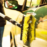 2in1 Spazzola e lavavetri con manico allungabile 145-300cm per lavaggio auto veicoli