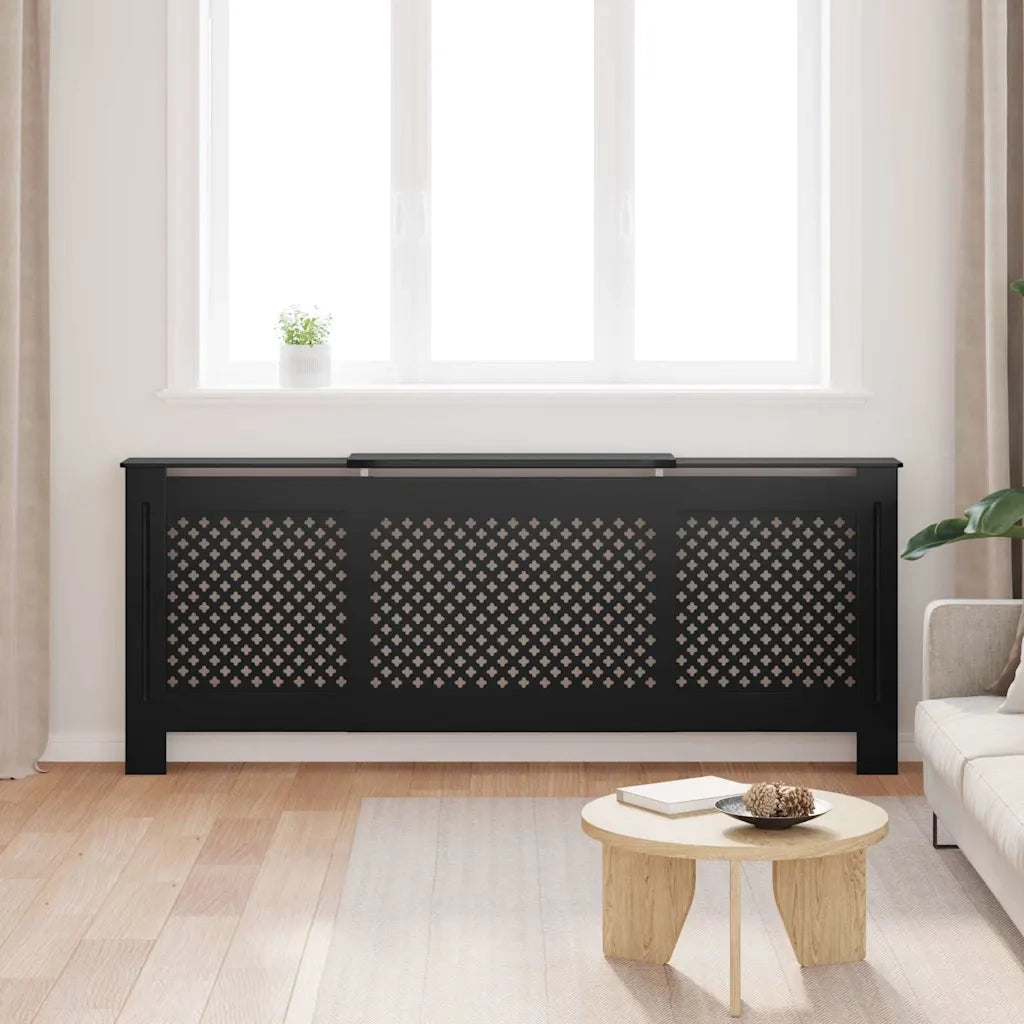 Copertura per Radiatore Nera in MDF 205 cm cod mxl 68806