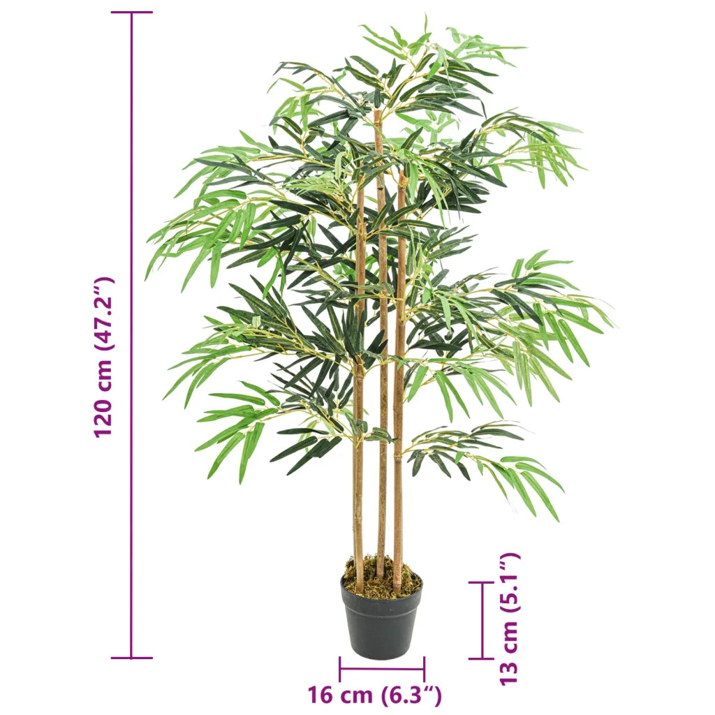 Albero BambÃ¹ Artificiale 730 Foglie 120 cm Verde
