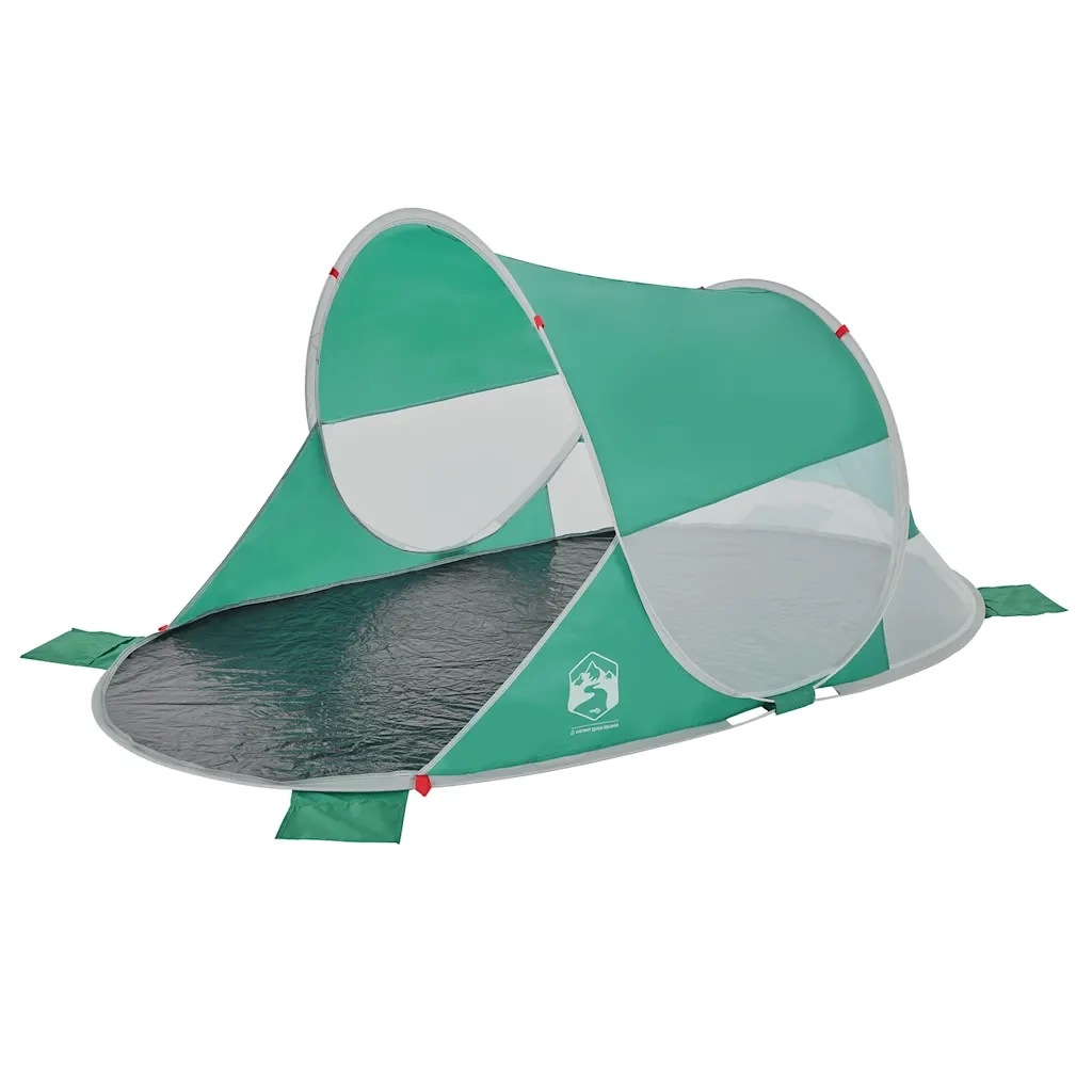 Tenda da Spiaggia Pop-Up Verde Mare Impermeabile