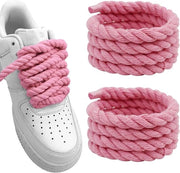 Lacci in Rete Sottili, 0,8cm (150cm) per Lacci DIY, Scarpe da Ginnastica, Scarpe Sportive (Rosso)