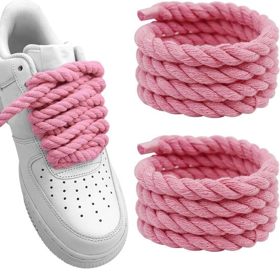 Lacci in Rete Sottili, 0,8cm (150cm) per Lacci DIY, Scarpe da Ginnastica, Scarpe Sportive (Rosso)
