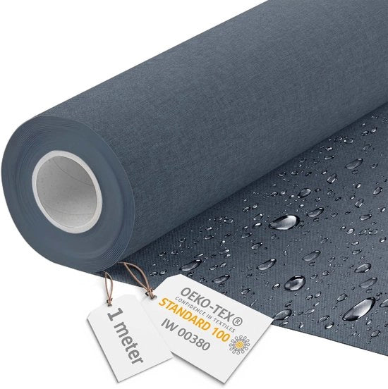 Tela Acquaparata - Tessuto per mobili a metro, Imitazione Piastra 160 cm Largo - Tessuto acqua-resistente 220 g/m2 600D - Tessuto Luogo Acquaparato a metro, 1 Metro
