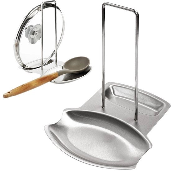 Sostegno per coperchi e accessori da cucina - acciaio inossidabile - per l'ordine in cucina