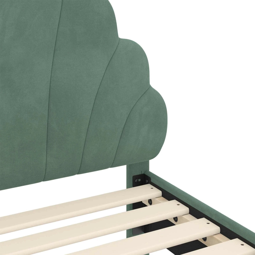 Struttura letto bambini con testata-Giroletto per bambini Verde Mare 80 x 160 cm 459632