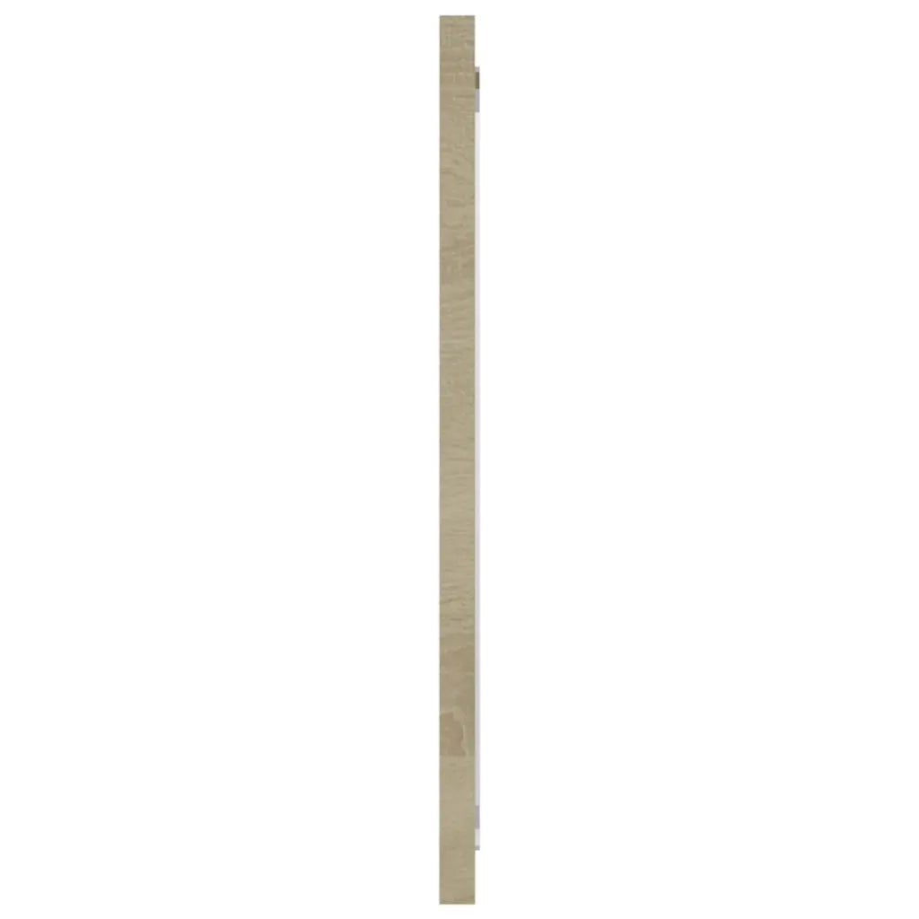 Specchio da Bagno Rovere Sonoma 80x1,5x37 cm in Truciolato cod mxl 63963