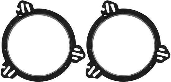 Adattatori di allontanamento - 2 pezzi - Ideali per l'auto - Nero - Adatti a Subaru - 16,5 cm - Migliorano la qualità sonora